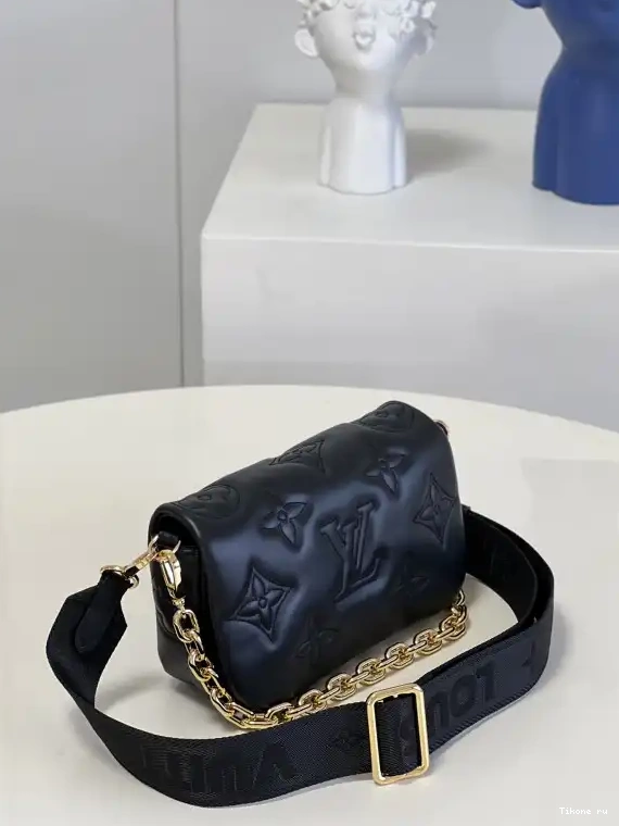 Affordable LOUIS BUBBLEGRAM WALLET ON VUITTON STRAP 0515